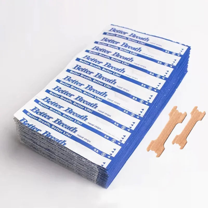 100/200/300pcs Breath Nasal Strips Right Way Stop Snoring Anti Snore Nose Strip Easier Better Breathing Good Sleeping Patches